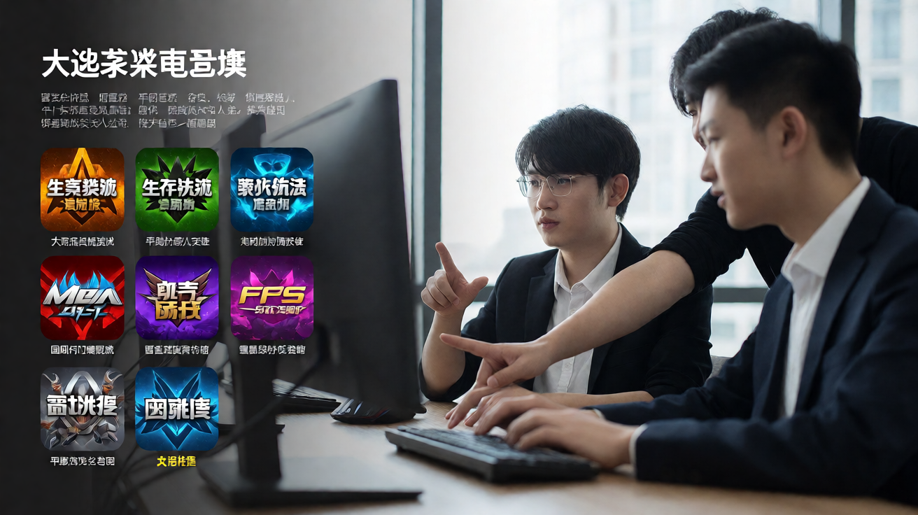 大逃杀类电竞游戏图标展示