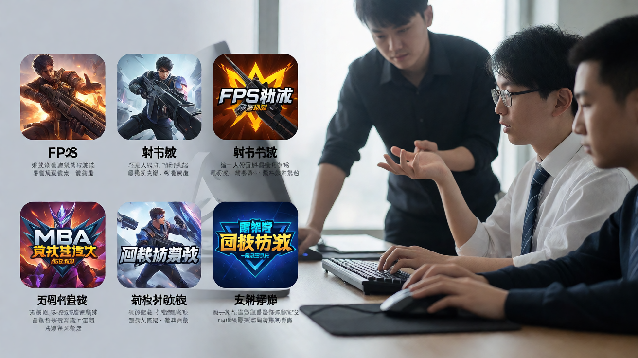 FPS射击类电竞游戏图标展示