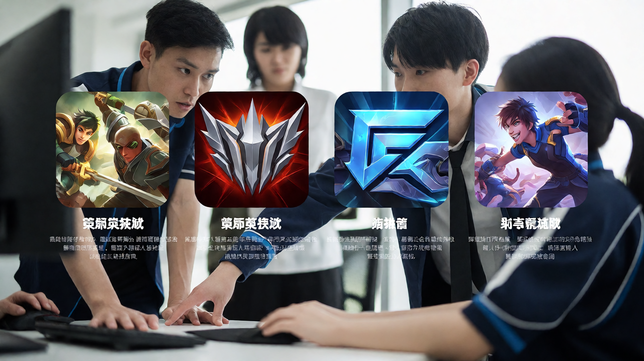 策略类电竞游戏图标展示